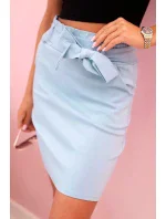 Dámská sukně s vysokým pasem modrý Dámská sukně s vysokým pasem modrý
