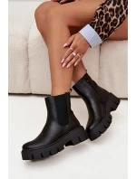 Dámské kotníkové boty s zipem Vyhřívané Eko kůže Černé Fivienne Dámské kotníkové boty s zipem Vyhřívané Eko kůže Černé Fivienne