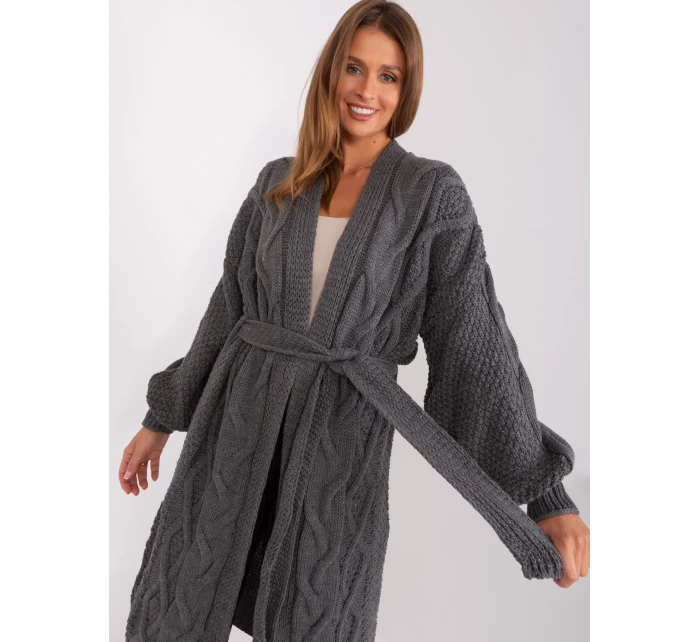 Cardigan BA SW 8020 1.36P tmavě šedá