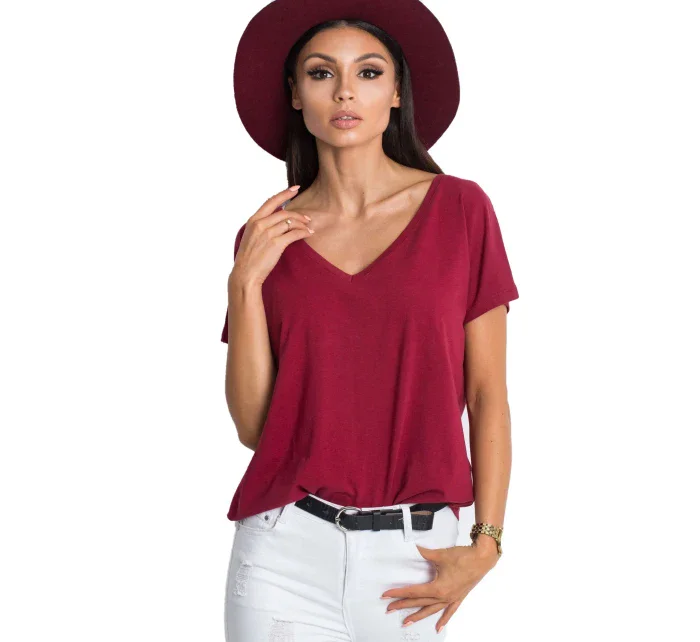 Tričko RV TS 4832.16P kaštanová