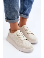 Dámské kožené sportovní boty tenisky bílé Failla Dámské kožené sportovní boty tenisky bílé Failla