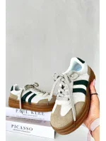 Dámské Tenisky Na Platformě Béžovo-Zelené Nesonice Dámské Tenisky Na Platformě Béžovo-Zelené Nesonice