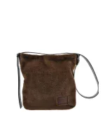 Kožešinová Kabelka Big Star OO574035 Hnědá Kožešinová Kabelka Big Star OO574035 Hnědá