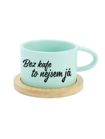 BEZ KAFE TO NEJSEM JÁ - mint hrníček makronka 200 ml