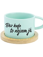 BEZ KAFE TO NEJSEM JÁ - mint hrníček makronka 200 ml