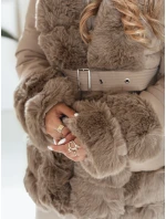 CITYGLANCE dámská zimní bunda s velbloudí kožešinou FashionStreet TY5046