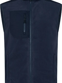 Pánská fleecová vesta 40. navy model 22470278 - Promodoro