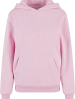 Build your Brand BY 289 Dámská oversize mikina s kapucí "Fluffy" 56.0289 soft pink