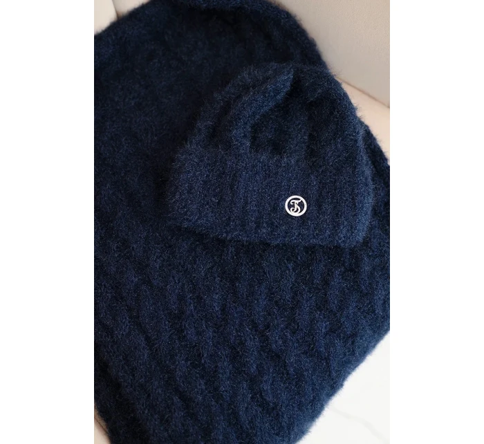 Dámská souprava čepice a s proužkem s ozdobou model 21463125 - K-Fashion