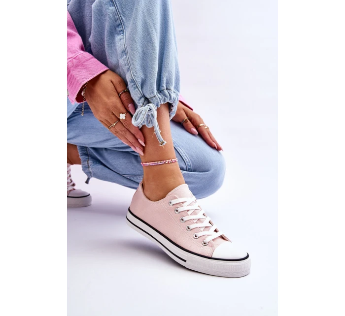 Klasické nízké dámské tenisky Světle růžová Vegas Klasické nízké dámské tenisky Světle růžová Vegas