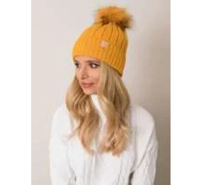 Dámská čepice JK CZ 8.71 tmavě žlutá