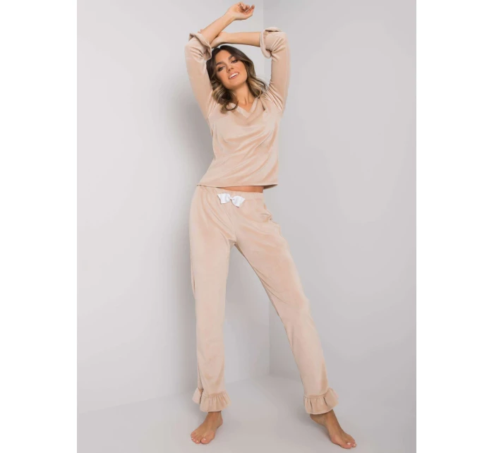 Pyžamo RV PI model 16328078 béžová - FPrice Pyžamo RV PI model 16328078 béžová - FPrice