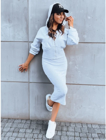 Dámská tepláková souprava MISTI šedá FashionStreet AY0926