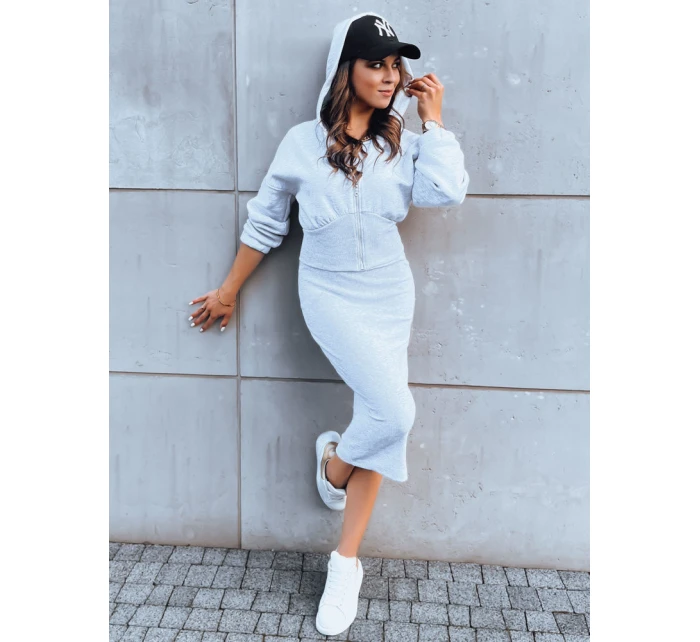 Dámská tepláková souprava MISTI šedá FashionStreet AY0926