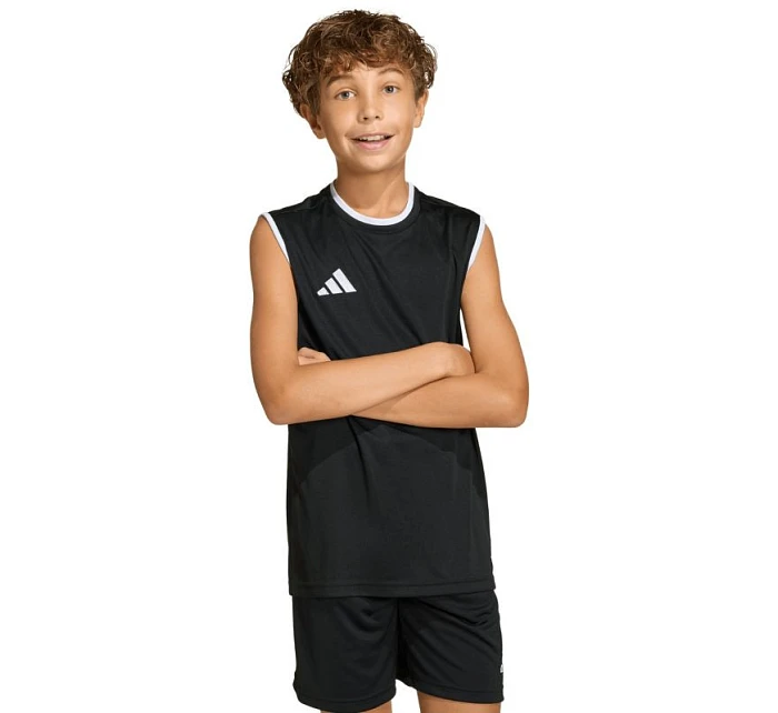 Adidas Entrada 26 dětské tričko bez rukávů černé KB3933 Adidas Entrada 26 dětské tričko bez rukávů černé KB3933