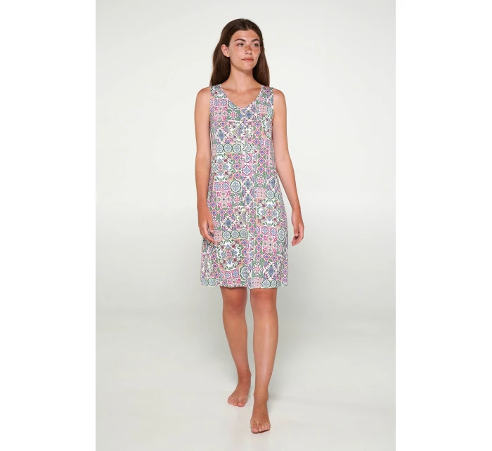 Noční košile s knoflíkovou légou model 19696690 - Vamp