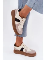 Dámské tenisky na platformě béžové Dovina Dámské tenisky na platformě béžové Dovina