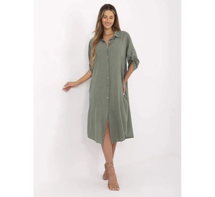 Sukienka TW SK BI model 21167963 khaki - FPrice