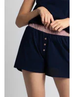 Dámské šortky na spaní LA017 námoř. modř - LaLupa Dámské šortky na spaní LA017 námoř. modř - LaLupa