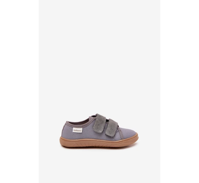 Dětské pantofle Barefoot BF3 Šedé - Milami Dětské pantofle Barefoot BF3 Šedé - Milami