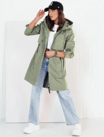 Dámská přechodná bunda parka zelená TILSON FashionStreet TY4181