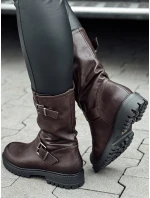 Dámské krátké hnědé boty WORKENNA FashionStreet ZY0543