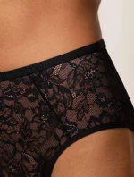 Kalhotky Amourette Charm Maxi01  černé - Triumph