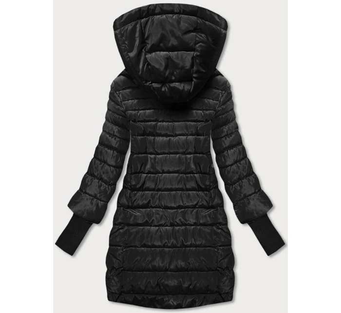 Černá dámská bunda s stahovacími lemy model 21402434 - MINORITY