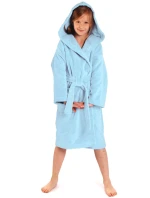 Dětský župan Tampa s kapucí 9149 ledově modrá - Vestis
