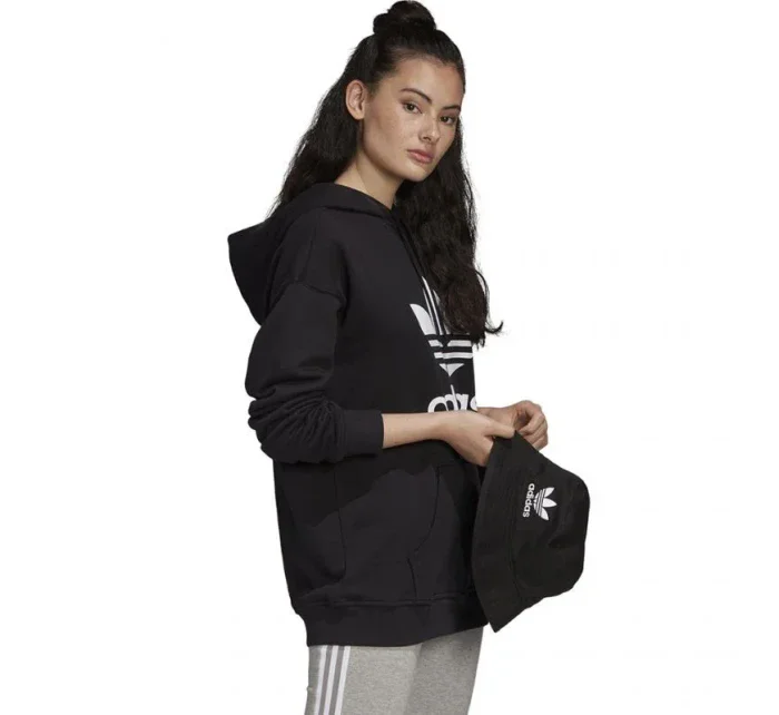 Dámská mikina s kapucí Trefoil W FM3307 - Adidas Dámská mikina s kapucí Trefoil W FM3307 - Adidas