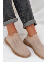 Dámské Sportovní Boty S Ozdobou D&A TW121 Béžové Dámské Sportovní Boty S Ozdobou D&A TW121 Béžové