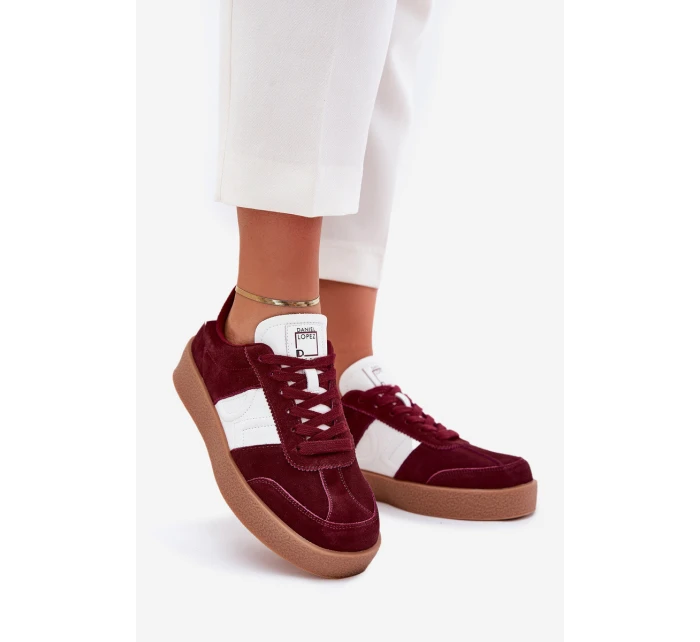 Semišové Sneakersy Dámské model 21703309 - Daniel Lopez Just Dare Semišové Sneakersy Dámské model 21703309 - Daniel Lopez Just Dare