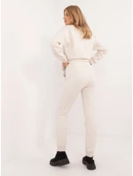 Spodnie dresowe EM DR model 20496376 jasny beżowy - FPrice Spodnie dresowe EM DR model 20496376 jasny beżowy - FPrice