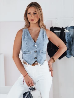 Dámská krátká džínová vesta BLUEGEM FashionStreet TY4796