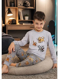 Pyžamo Cornette Kids Boy 593/190 Fun, délka/velikost 98–128