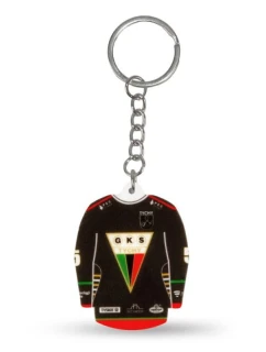 Přívěsek na klíče s hokejovým dresem GKS Tychy (Away) SREBBREKH-GKS
