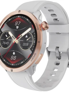 Dámské chytré hodinky RUBICON RNCF14 Rose Gold/White SMARUB251