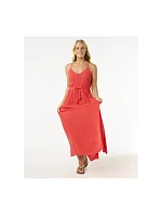 Šaty RIP CURL Classic Surf Maxi Dress, červené Šaty RIP CURL Classic Surf Maxi Dress, červené