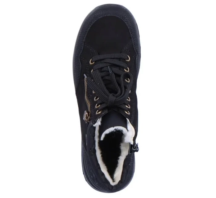 Nepromokavé kožené zateplené boty Rieker W RKR567 Nepromokavé kožené zateplené boty Rieker W RKR567