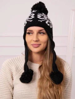 Dámská klapka na uši  černá model 20536197 - K-Fashion