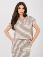 Tričko D12127M02858A tmavě lila