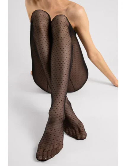 PATRIZIA - PUNTÍKATÉ TYLOVÉ PUNČOCHÁČE PATRIZIA - PUNTÍKATÉ TYLOVÉ PUNČOCHÁČE