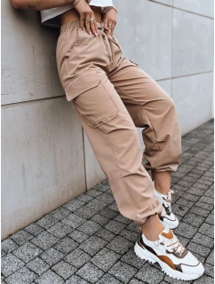 Dámské padákové kalhoty beige Dstreet model 21971086 - FashionStreet