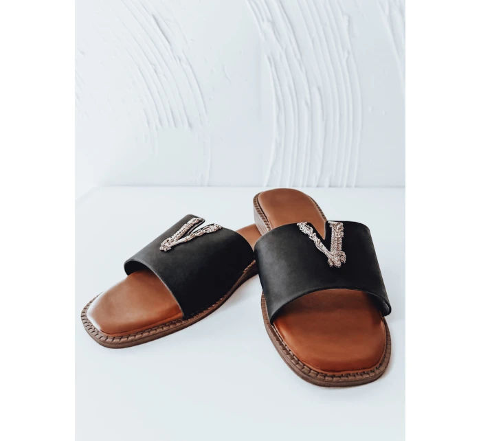 Dámské žabky SOLVINA black FashionStreet ZY0958