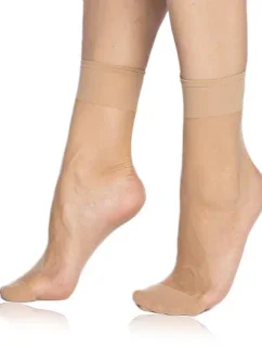 Dámské silonkové ponožky FLY SOCKS 15 DEN - BELLINDA - almond