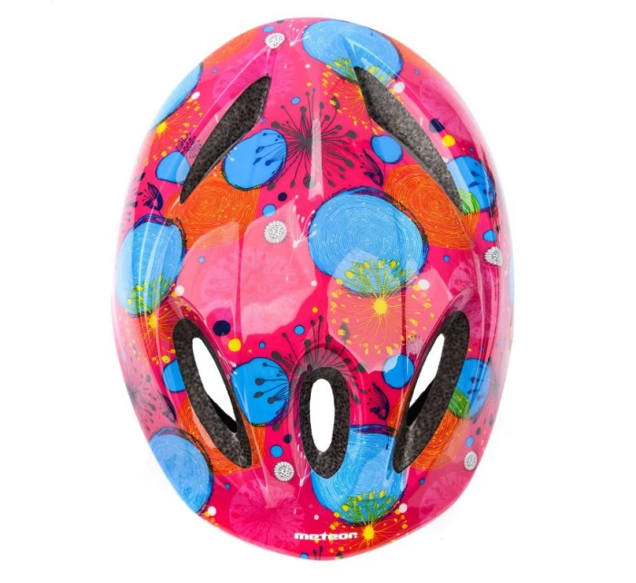 Cyklistická přilba model 21340411 růžová - Meteor