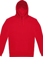 B&C ID.333 Hoodie Unisex mikina s kapucí 01.I333 red