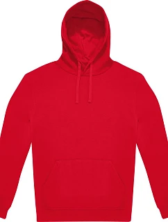 B&C ID.333 Hoodie Unisex mikina s kapucí 01.I333 red