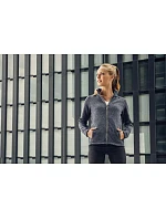 Promodoro 7725 Dámská pletená fleecová bunda 40.7725 heather red