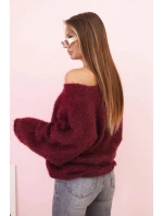 Svetr dámský z s volným střihem a výstřihem do V model 21272129 - K-Fashion Svetr dámský z s volným střihem a výstřihem do V model 21272129 - K-Fashion